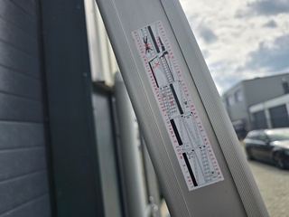 Trap ladder 3,3 m STS, aluminium